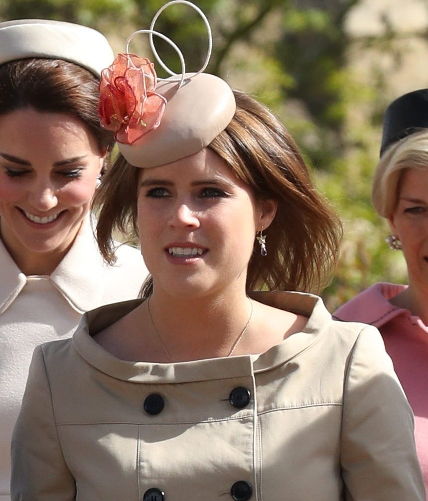 Eugenie Attends Easter Sunday Service With The Queen - Replicate Royalty