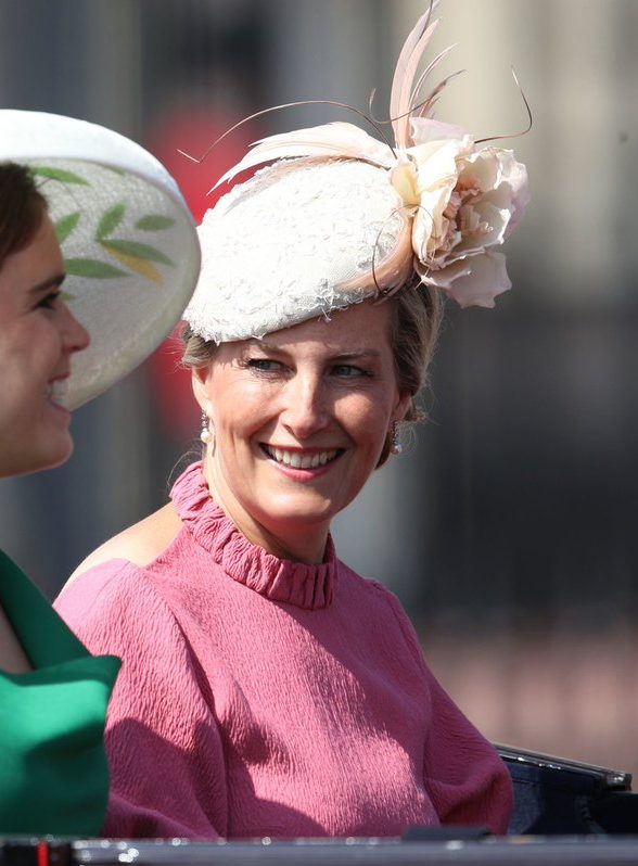 The Countess of Wessex repeats pink Emilia Wickstead at Trooping the ...